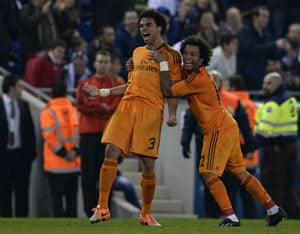 Pepe (left) and Marcelo