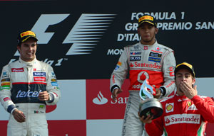 Magnificent Sergio Perez plays down Ferrari talk