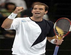 Sampras beats Courier in Champions opener Sampras beats Courier in Champions opener