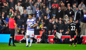 Everton draw at QPR despite Steven Pienaar's dismissal