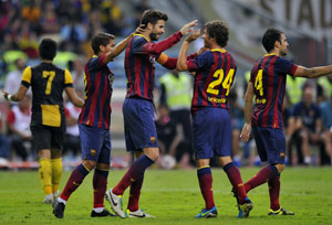 Neymar helps FC Barcelona end Asia tour with win over Malaysia XI