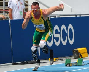 Worlds odyssey over for history-maker Pistorius