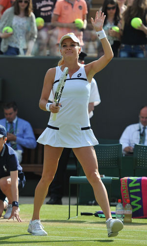 Agnieszka Radwanska into Wimbledon quarter-finals