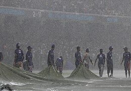 Heavy rain, thunderstorm in Mohali ahead of India-Pak clash Heavy rain, thunderstorm in Mohali ahead of India-Pak clash