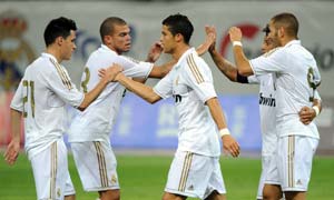 Real Madrid destroy Tianjin Teda