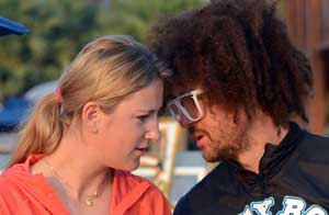 Musician Redfoo won't 'kiss and tell' over Azarenka