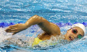 Olympics: Stephanie Rice upbeat after latest injury scare