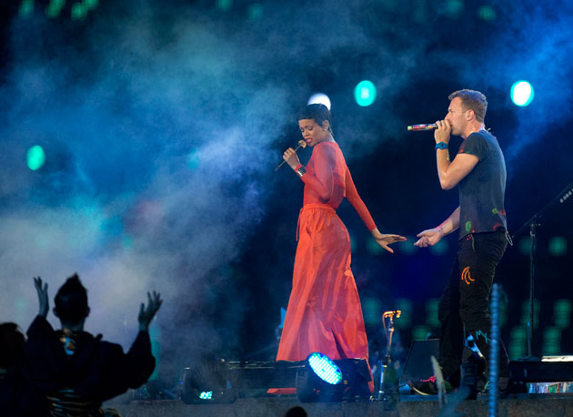 Rihanna, Coldplay, Jay-Z close London Paralympics
