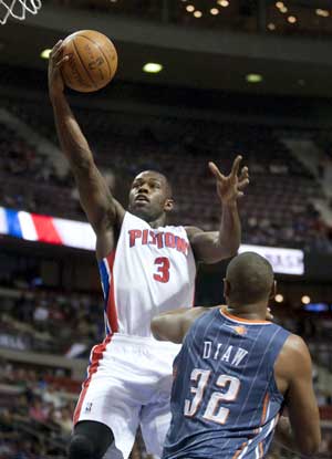 Pistons too much for Bobcats 109-94