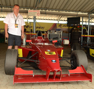 Formula BMW car connects Nico Rosberg with Coimbatore