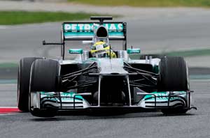 F1: Rosberg quickest in test, Alonso tries new Ferrari