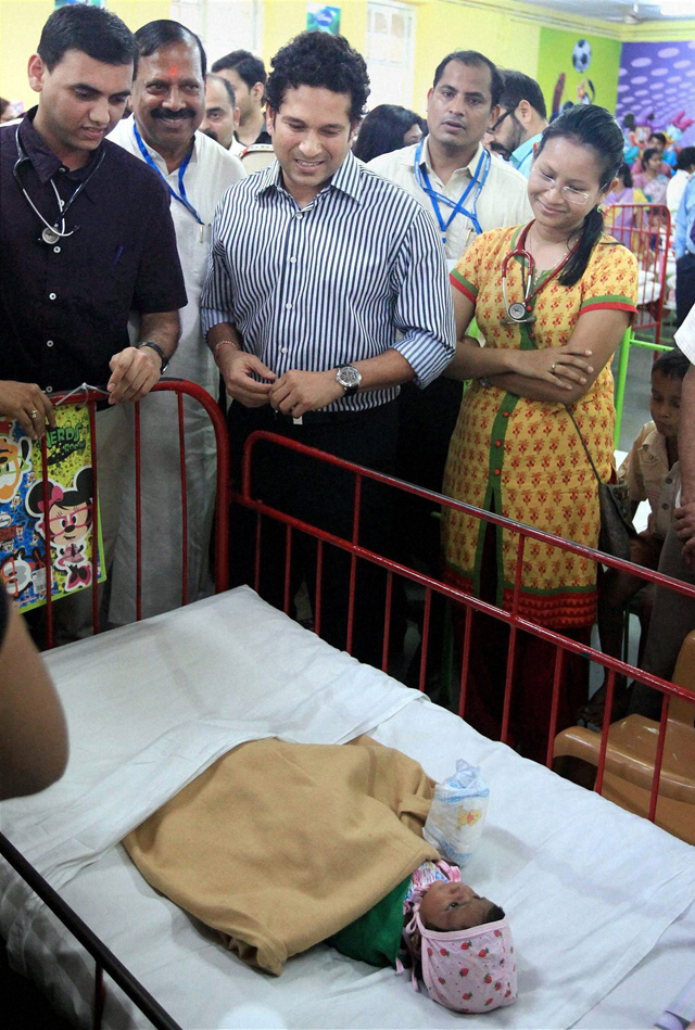 Sachin Tendulkar bats for prevention of cardiac diseases in children