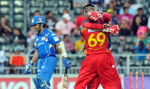 Little-known Phangiso celebrates Sachin Tendulkar's wicket all night