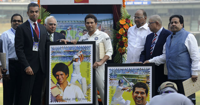Sachin Tendulkar stamps during farewell series breached postal rules: RTI