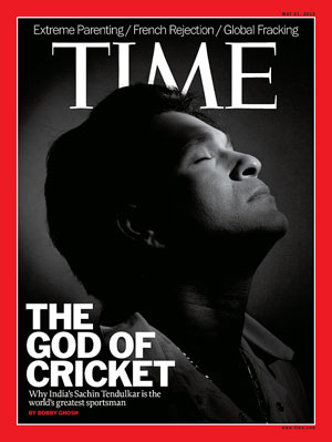 Sachin Tendulkar features on Time magazine cover