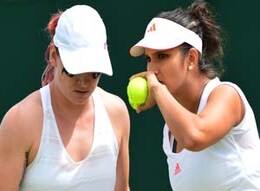 Sania-Bethanie in final of Dubai Tennis Championships Sania-Bethanie in final of Dubai Tennis Championships