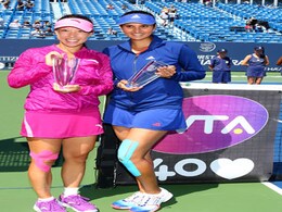 Sania Mirza-Jie Zheng win New Haven women's doubles title Sania Mirza-Jie Zheng win New Haven women's doubles title