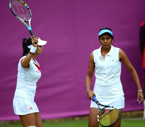 London 2012 Tennis: Sania Mirza-Rushmi bow out of Women's doubles event
