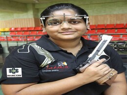 Rahi Sarnobat shoots India's first pistol gold at World Cup Rahi Sarnobat shoots India's first pistol gold at World Cup