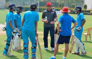 Delhi Daredevils' conduct coaching camp for schoolboys