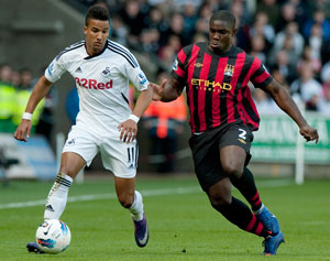 Manchester City seal swoop for Swansea winger Scott Sinclair