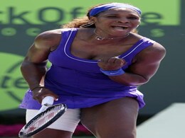 Serena Williams wins opening match at Key Biscayne Serena Williams wins opening match at Key Biscayne