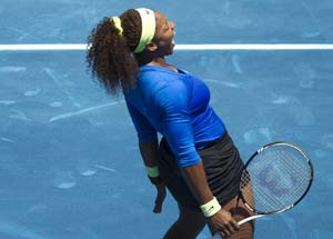 Serena Williams survives scare in Madrid to enter semis