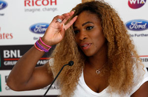 Serena Williams Waiting to See How Injured Thigh Feels