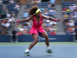 Serena Williams wins in straight sets at US Open Serena Williams wins in straight sets at US Open