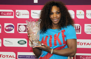 Serena aims to catch legends Martina Navratilova, Chris Evert