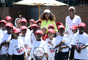Soweto kids take lessons from Williams sisters