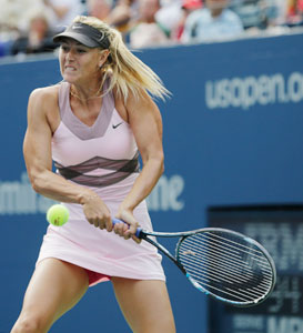 Sharapova sets up university challenge at US Open
