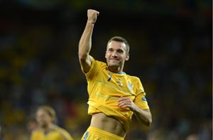 Euro 2012: Shevchenko does not start against England