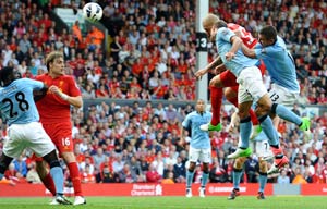 Manchester City fight to a 2-2 draw vs Liverpool