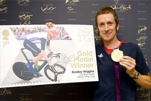 Going for gold: Royal Mail issues Olympian stamps