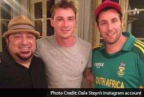 Lights, camera and Dale Steyn in action! Pacer in Hollywood film with Adam Sandler
