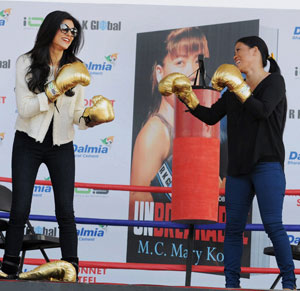 MC Mary Kom's zeal to excel worth emulating by all women: Sushmita Sen