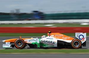 Adrian Sutil sets 2nd fastest time on 3rd day of testing