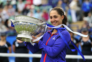 Tamira Paszek beats Angelique Kerber for Eastbourne title