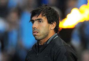 Manchester City reject Milan's Tevez bid