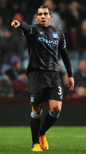 EPL: Manchester City still in the hunt as Carlos Tevez sinks Aston Villa