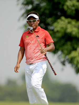 Thongchai Jaidee moves up to tied 38th at WGC-HSBC Champions half-way stage