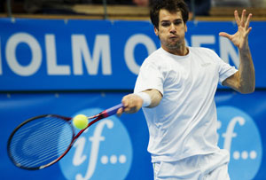 Haas shows signs of old self in win over Chela