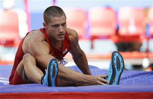 Defending champ Trey Hardee out of decathlon after no-height at World Athletics Championships