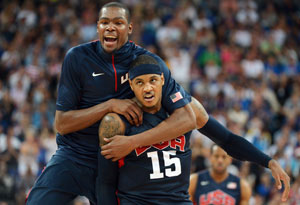 London 2012: US NBA stars defeat Argentina, clash with Spain in final