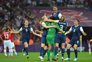 London 2012 Football: Carli Lloyd's golden double gives USA revenge over Japan