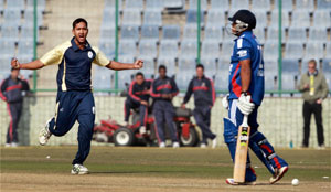 Shikhar Dhawan, Milind Kumar star as Delhi hand England XI another loss