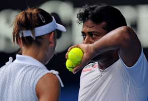 Paes-Vesnina finish 2nd best in mixed doubles finals