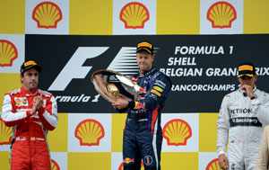 Belgian Grand Prix: Sebastian Vettel storms to victory, extends lead in title race
