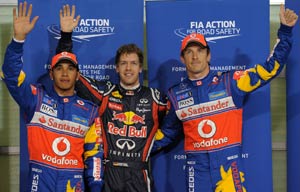 Abu Dhabi GP: Vettel equals Mansell pole record